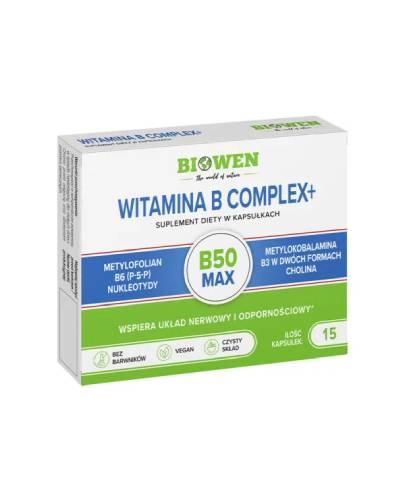 Biowen, Witamina B-Complex+, kapsułki, 15 sztuk zdjęcie