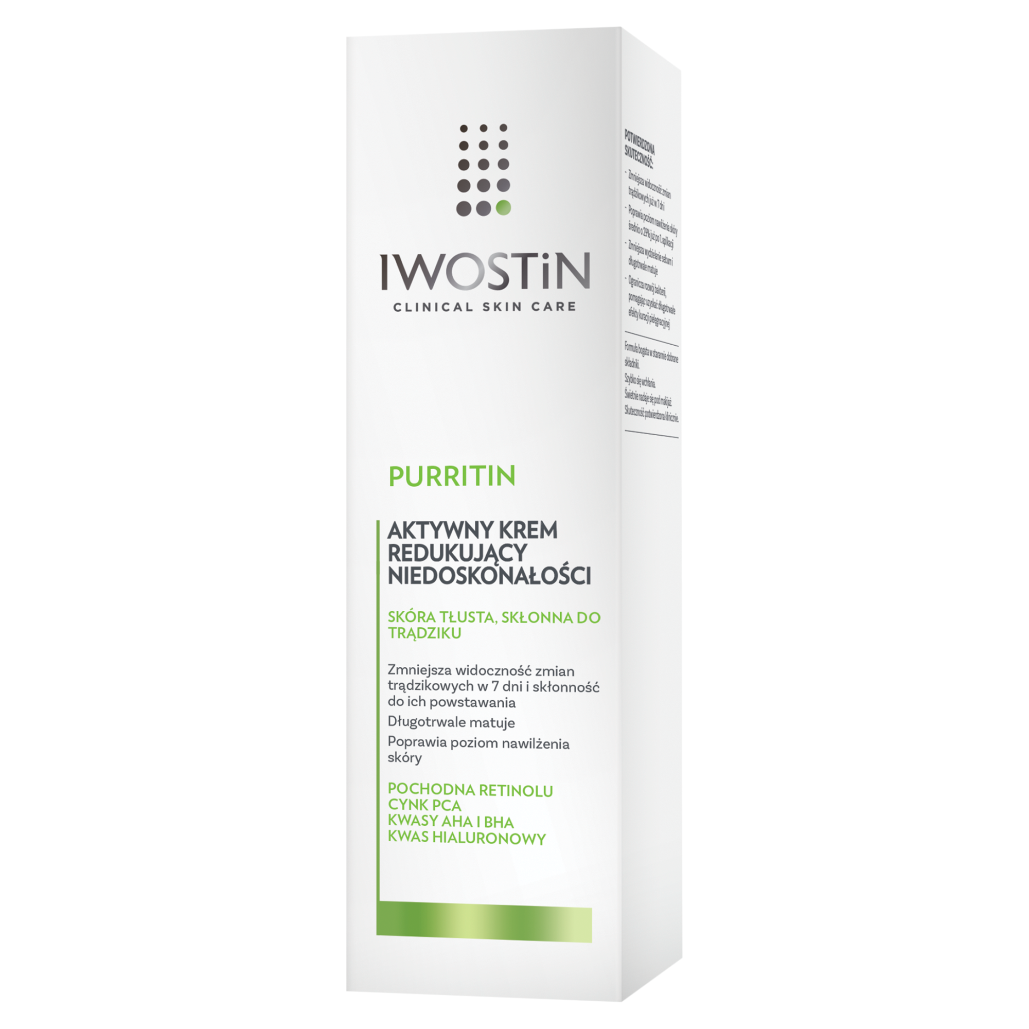 Iwostin Purritin Aktywny krem na dzień eliminujący niedoskonałości, 40 ml zdjęcie