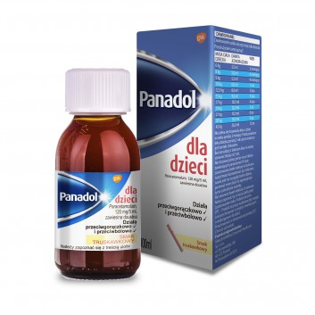 PANADOL DLA DZIECI, na różne rodzaje bólu, 100 ml