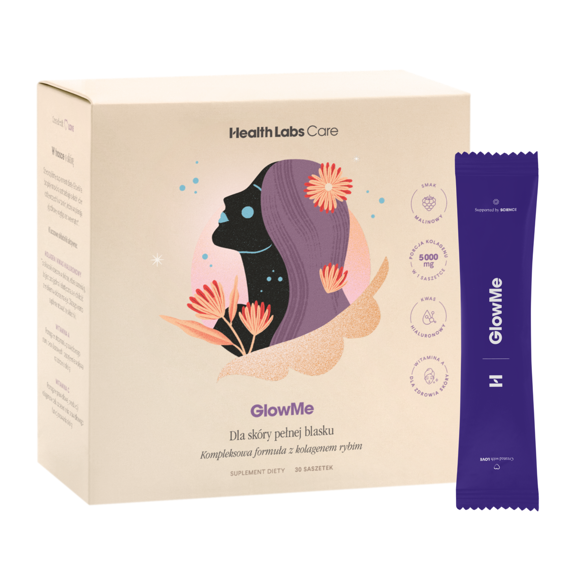 Health Labs Care, GlowMe, saszetki, 30 sztuk