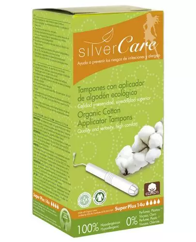Masmi Silver Care tampony z aplikatorem super plus 14 sztuk zdjęcie