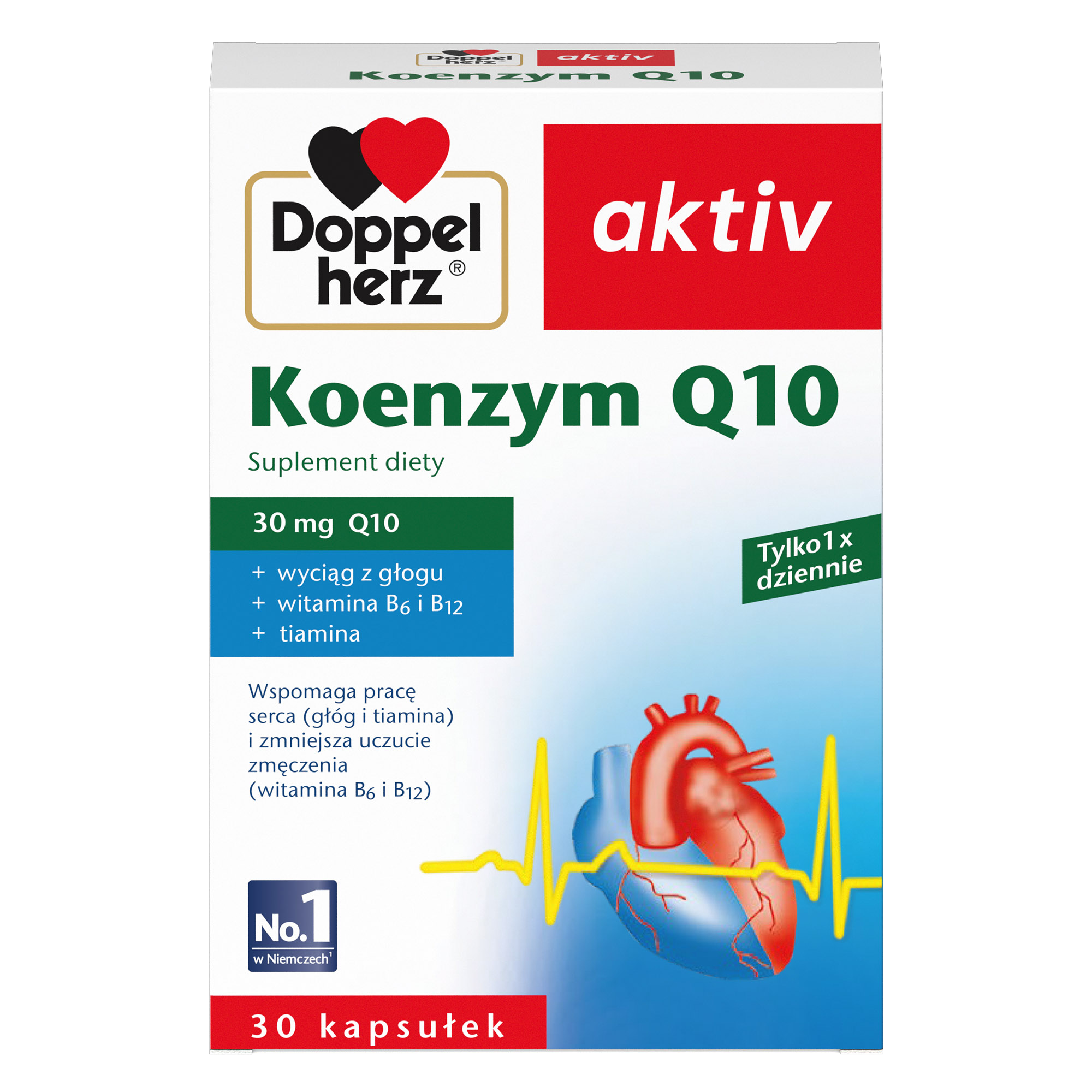 DOPPELHERZ AKTIV Koenzym Q10 - 30 kaps. zdjęcie