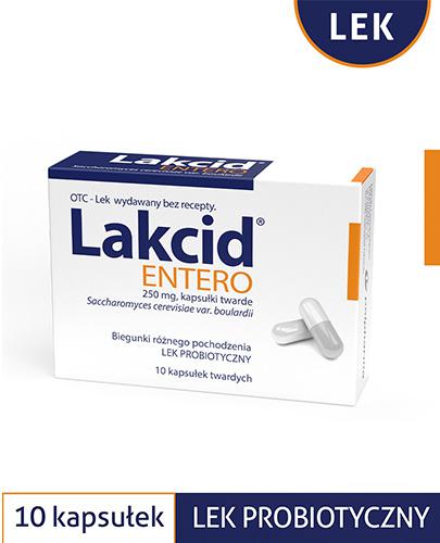Lakcid Entero, 10 kaps., cena, wskazania, właściwości zdjęcie