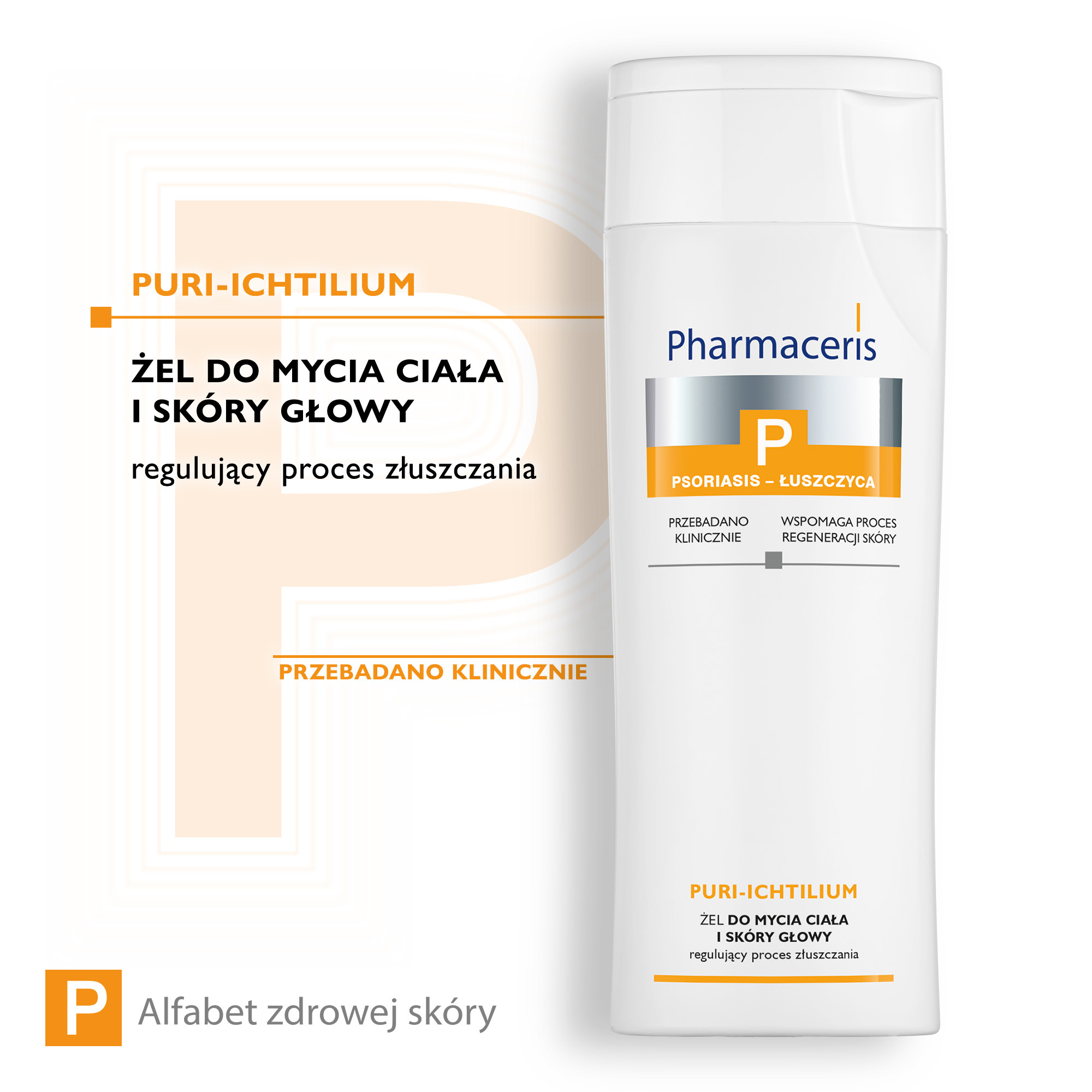 Pharmaceris P Puri-Ichtilium żel do mycia ciała i skóry głowy regulujący proces złuszczania 250 ml