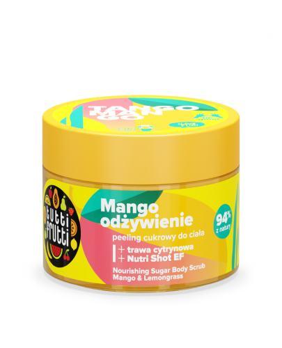 Tutti Frutti MANGO i TRAWA CYTRYNOWA + Nutri Shot EF Odżywczy peeling cukrowy do ciała, 300 g zdjęcie