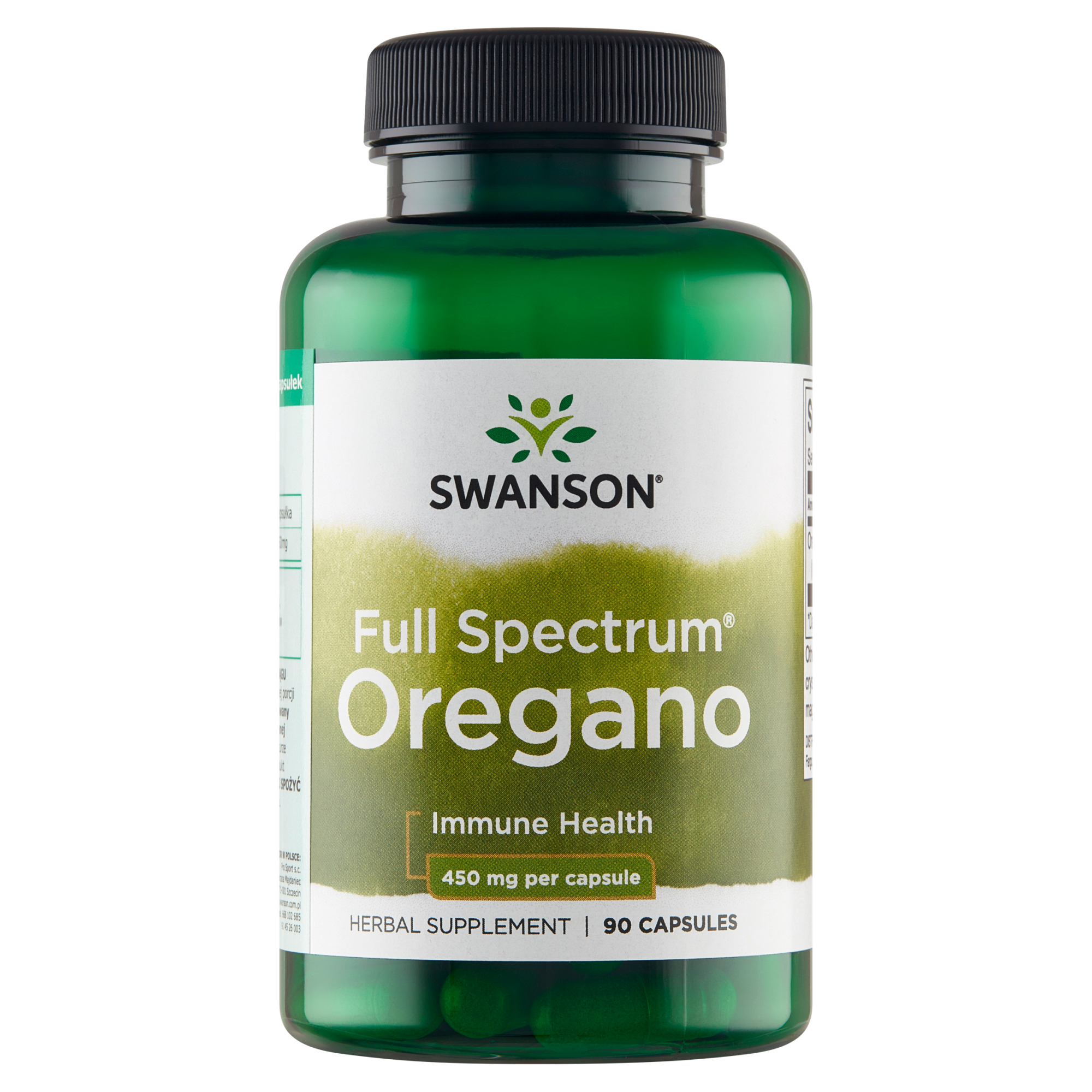 Swanson Full Spectrum Oregano 450mg 90 kapsułek zdjęcie