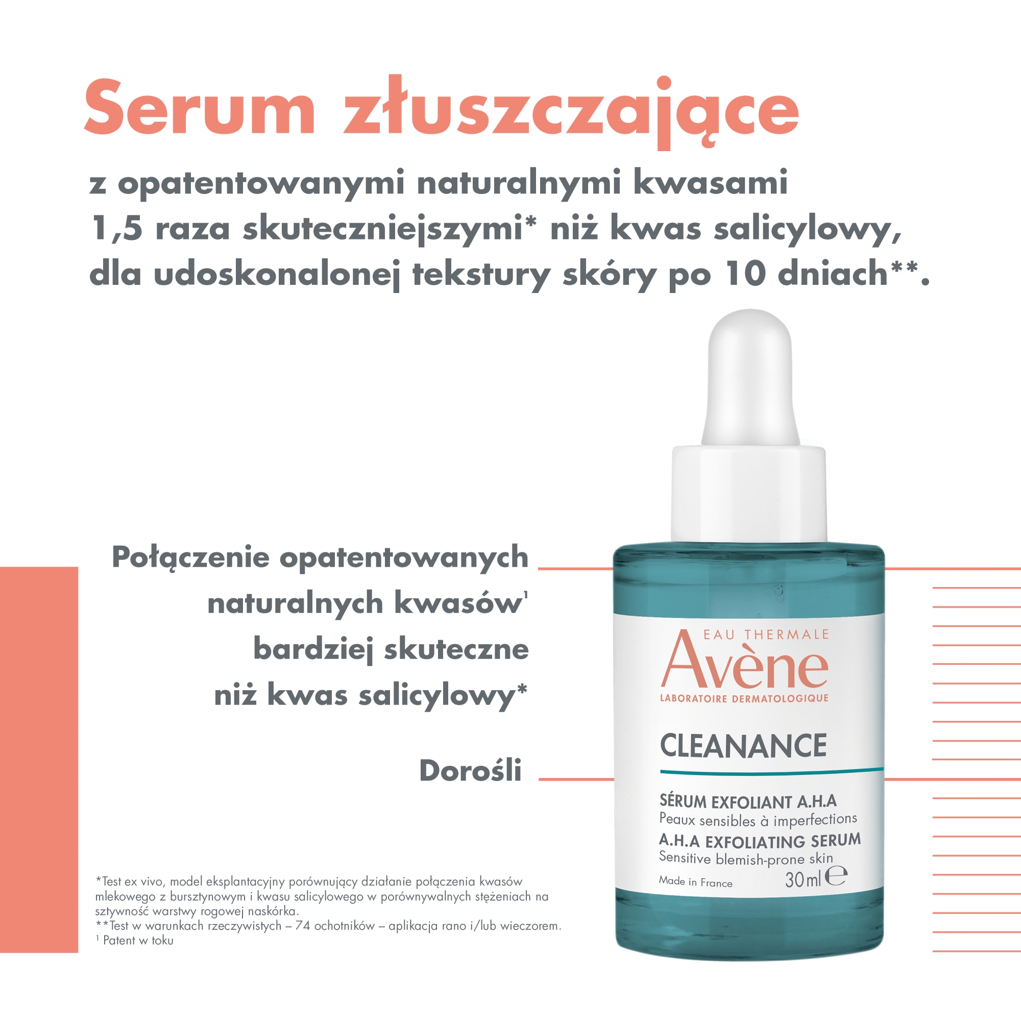 Avene Cleanance A.H.A serum złuszczające 30 ml