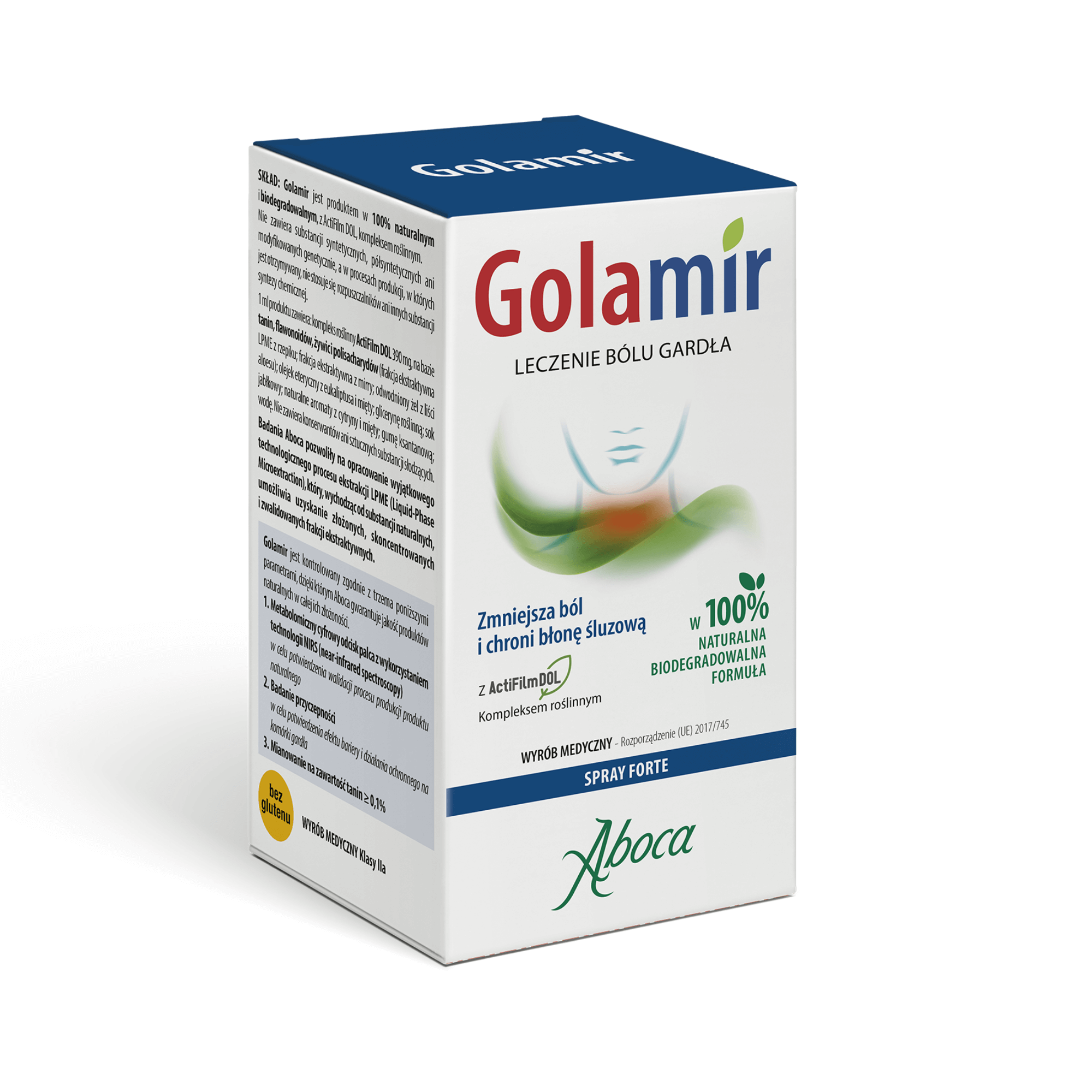 Golamir 2ACT spray bezalkoholowy dla dorosłych i dzieci 30 ml zdjęcie