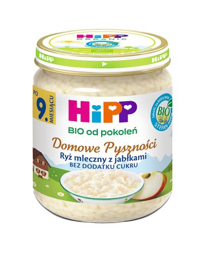 HiPP BIO od pokoleń, Ryż mleczny z jabłkami, po 9. m-cu, 200 g, cena, opinie, właściwości zdjęcie