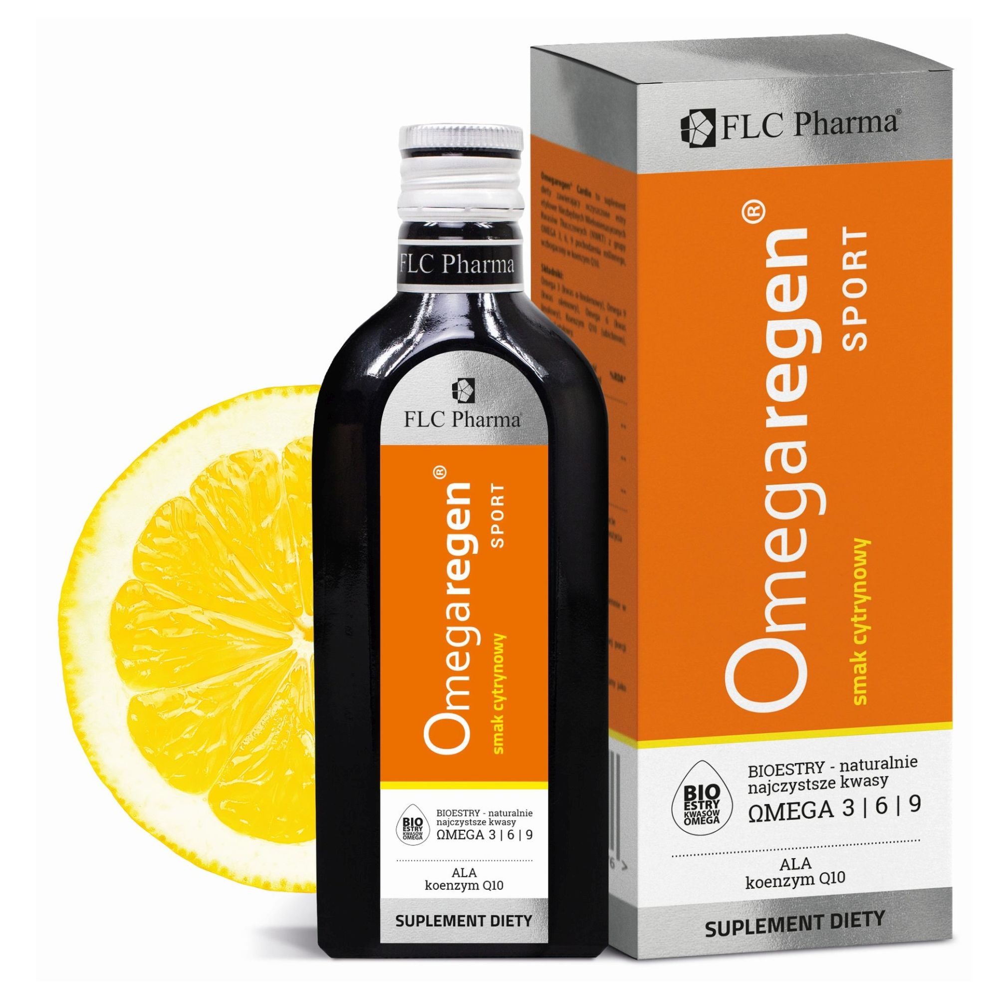 Omegaregen Sport smak cytrynowy - 250  - cena, opinie, właściwości 