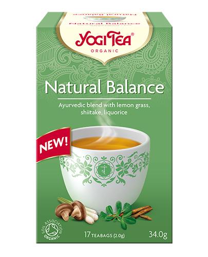 Yogi Tea Organic NATURAL BALANCE Naturalna równowaga BIO - 17 sasz. - cena, opinie, stosowanie zdjęcie