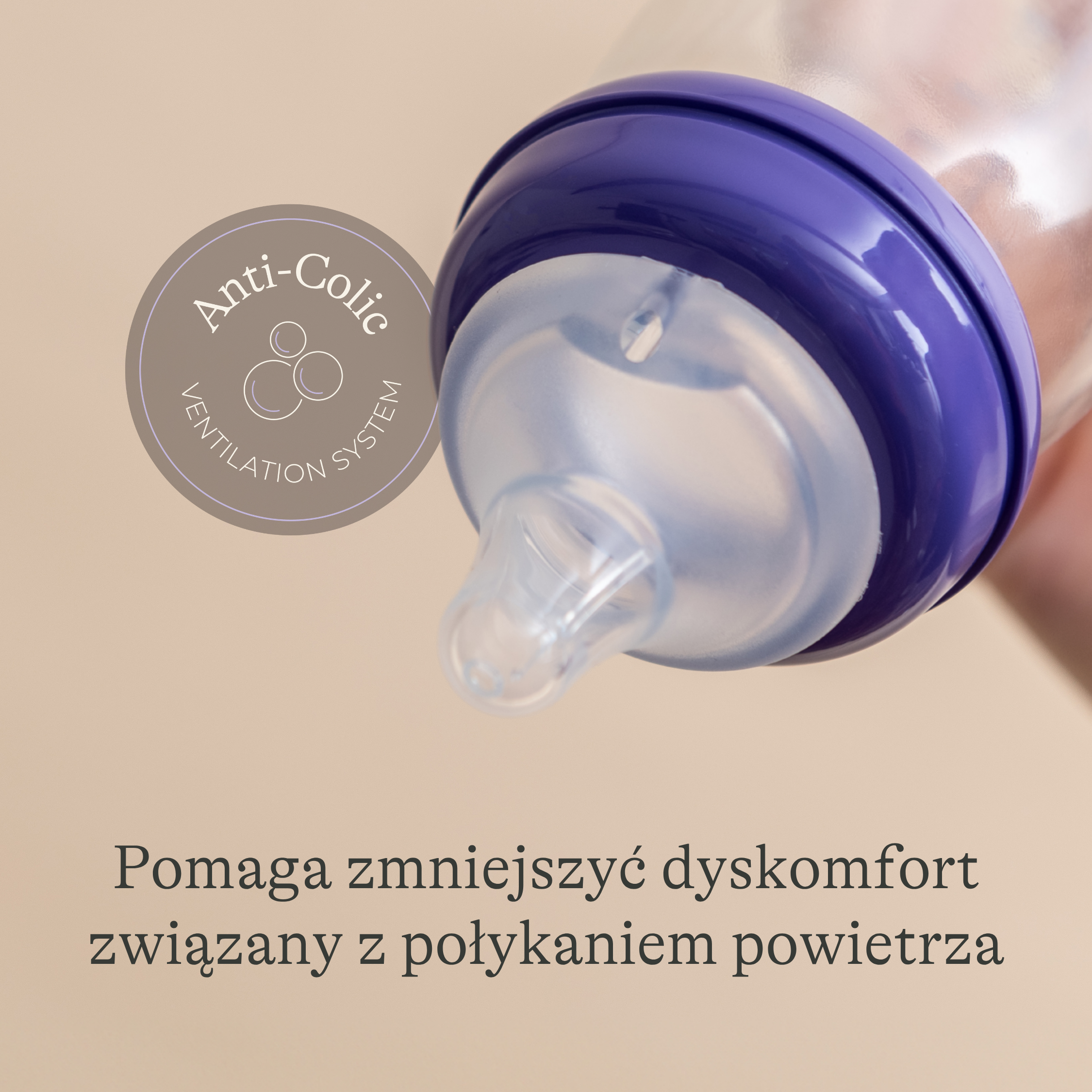 Lansinoh Butelka szklana ze smoczkiem NaturalWave o wolnym przepływie, 160 ml