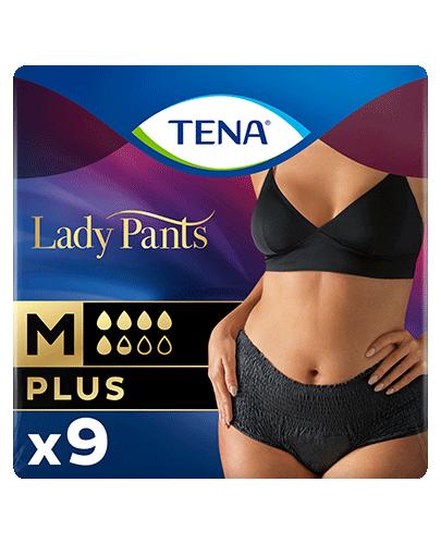 Tena Lady Pants Plus Noir damskie majtki chłonne rozmiar M 9 sztuk zdjęcie