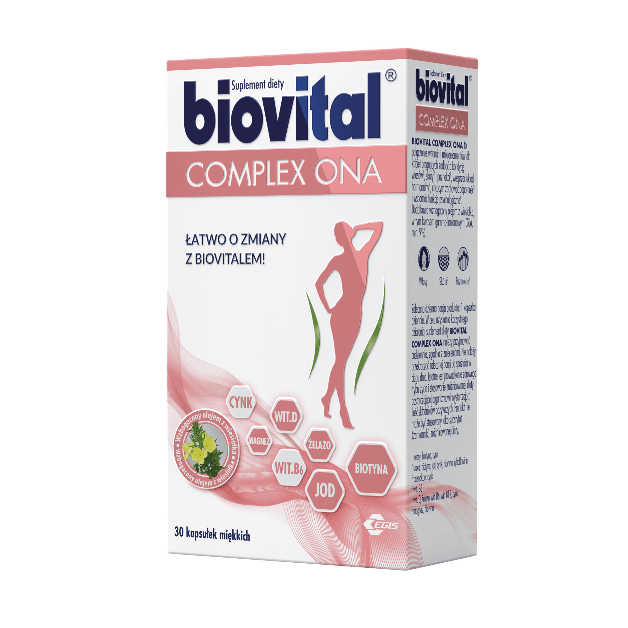 Biovital Complex Ona 30 kapsułek miękkich zdjęcie