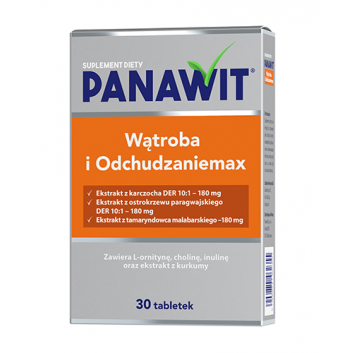 Panawit Wątroba i Odchudzaniemax 30 tabletek