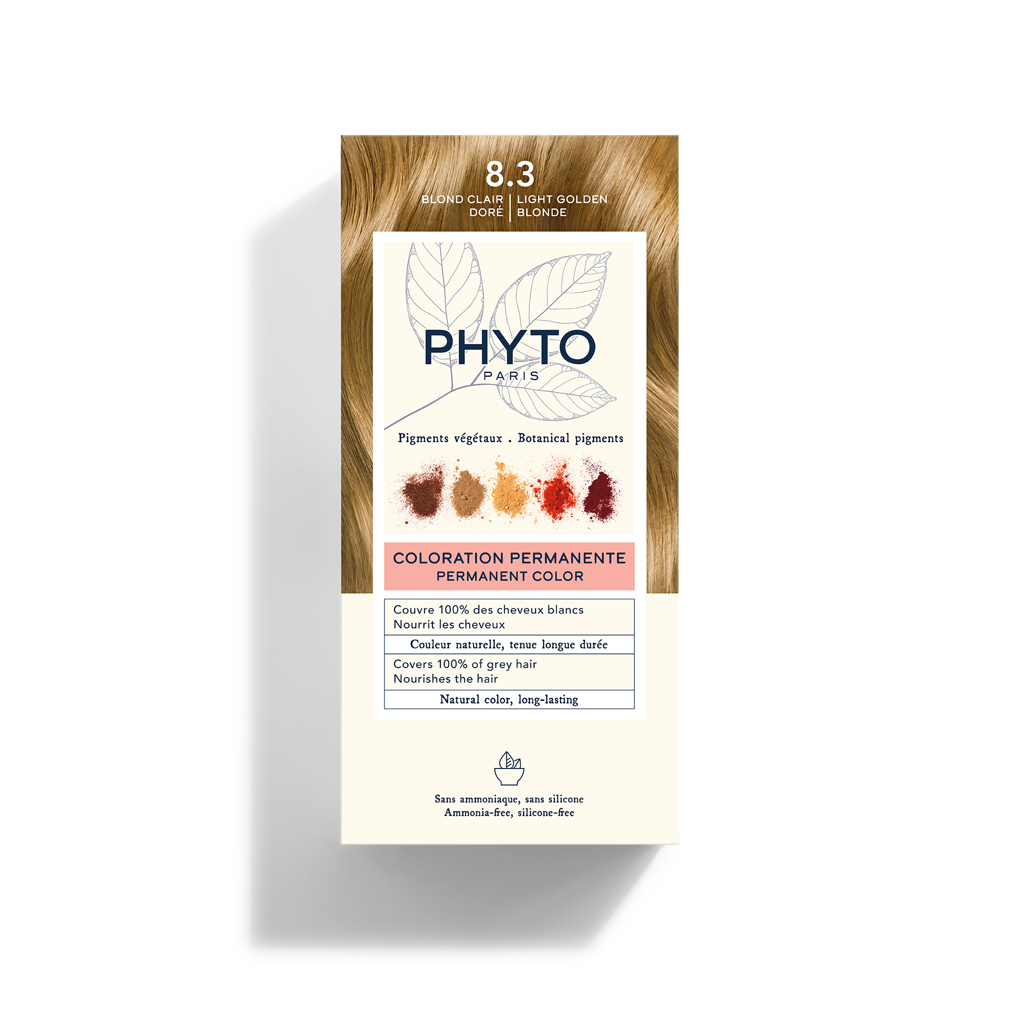 PHYTO COLOR Farba do włosów, 8.3 JASNY ZŁOTY BLOND zdjęcie