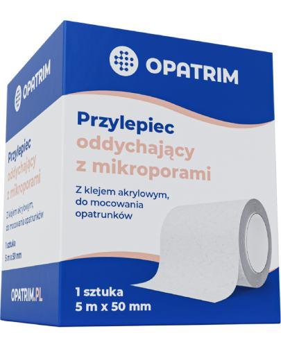 Opatrim przylepiec oddychający z mikroporami 5 m x 50 mm, 1 sztuka zdjęcie