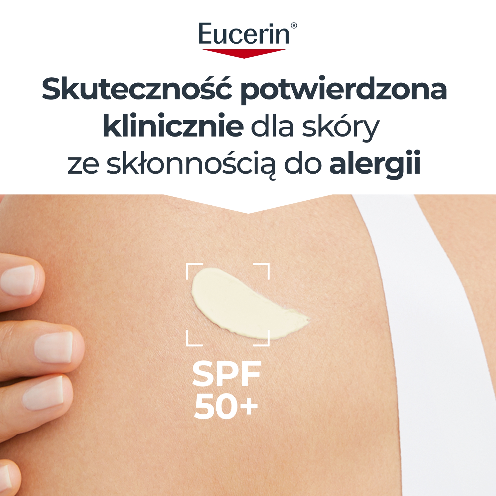 Eucerin Sun Allergy Protect SPF 50+, żel-krem ochronny do twarzy i ciała, 200 ml