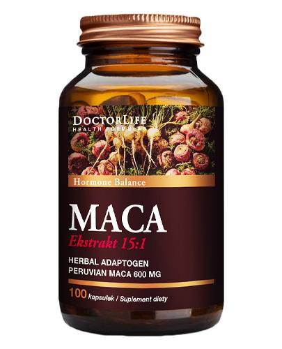 DoctorLife Maca Ekstrakt 15 : 1, 100 kaps., cena, opinie, składniki zdjęcie