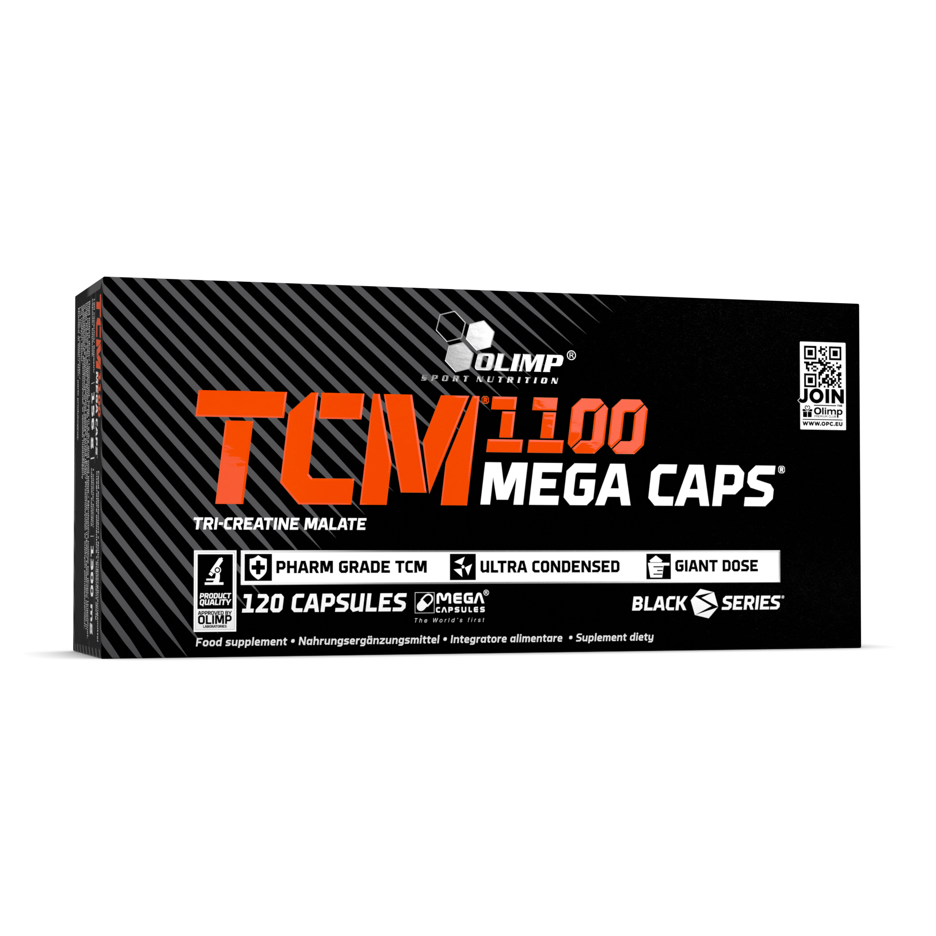 Olimp, TCM 1100 Mega Caps jabłczan kreatyny 120 kapsułek zdjęcie