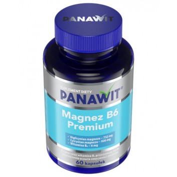 PANAWIT Magnez B6 premium, 60 kapsułek
