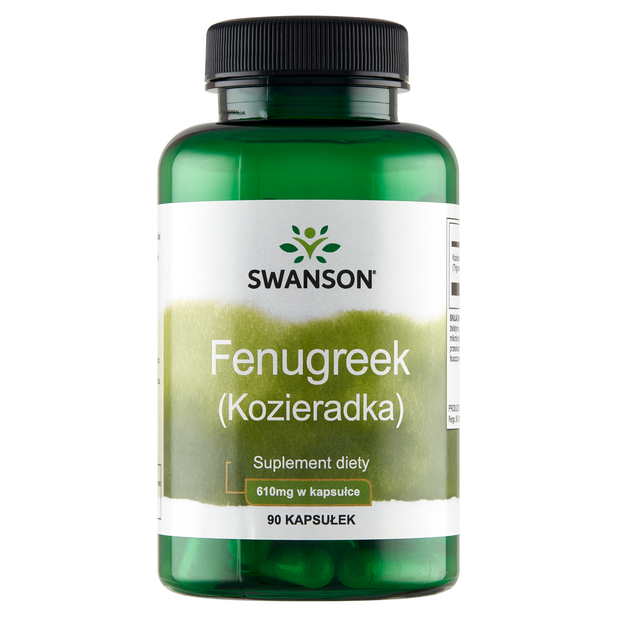 SWANSON Fenugreek Seed kozieradka pospolita 610mg, 90 kaps. zdjęcie