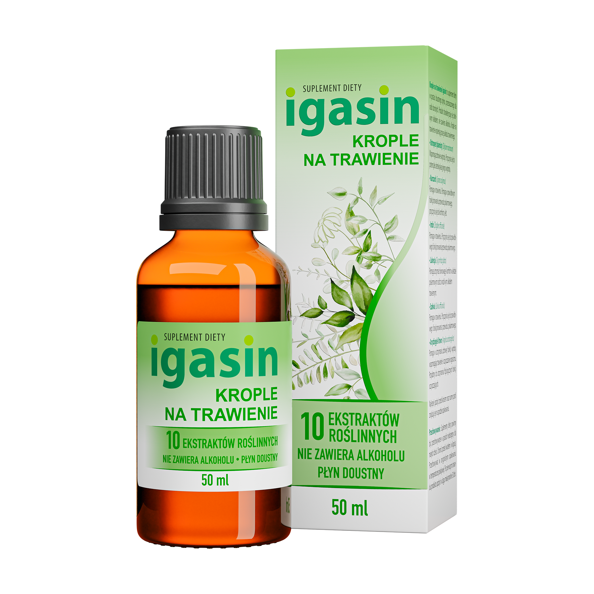 Igasin Krople na trawienie, 50 ml