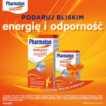 Pharmaton Geriavit 130 tabletek (100+30) [ZESTAW]