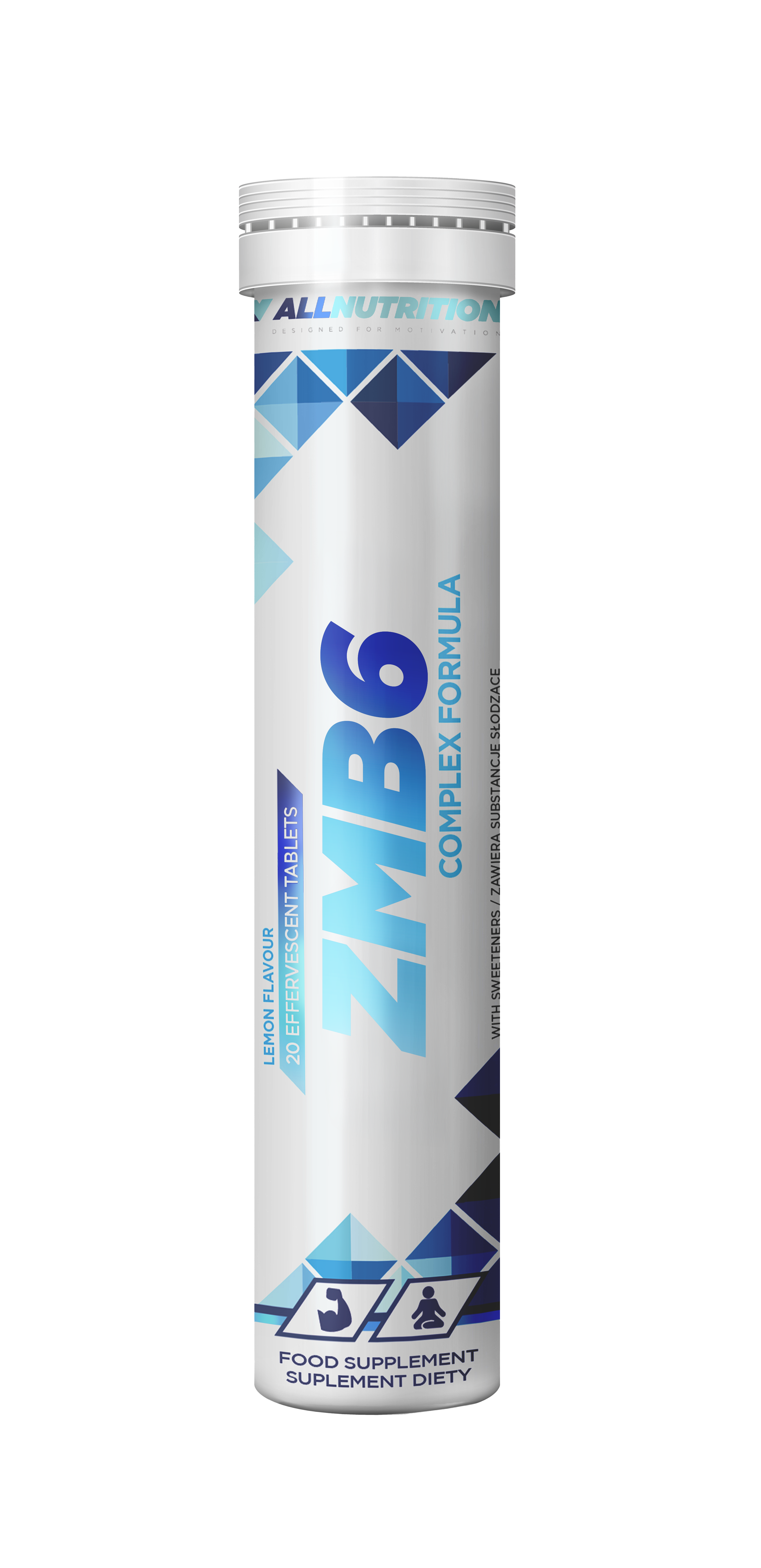 Allnutrition ZMB6 Musujące Lemon, tabletki, 20 sztuk