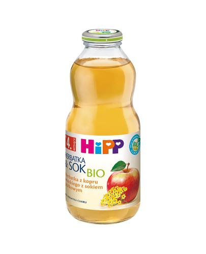 HiPP BIO Herbatka & Sok Bio Herbatka z kopru włoskiego z sokiem jabłkowym po 4 miesiącu - 500 ml zdjęcie