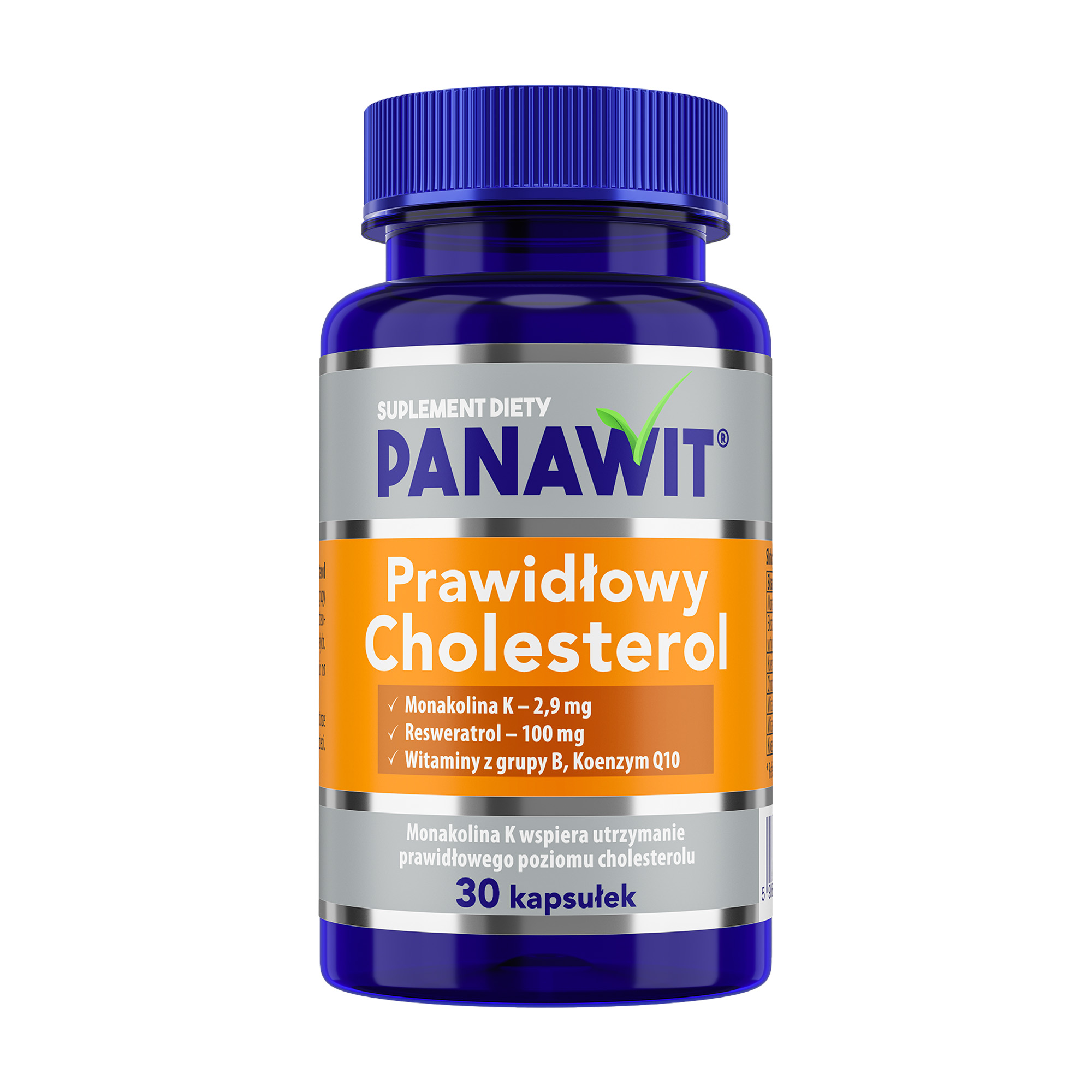 Panawit Prawidłowy cholesterol, kapsułki, 30 sztuk zdjęcie
