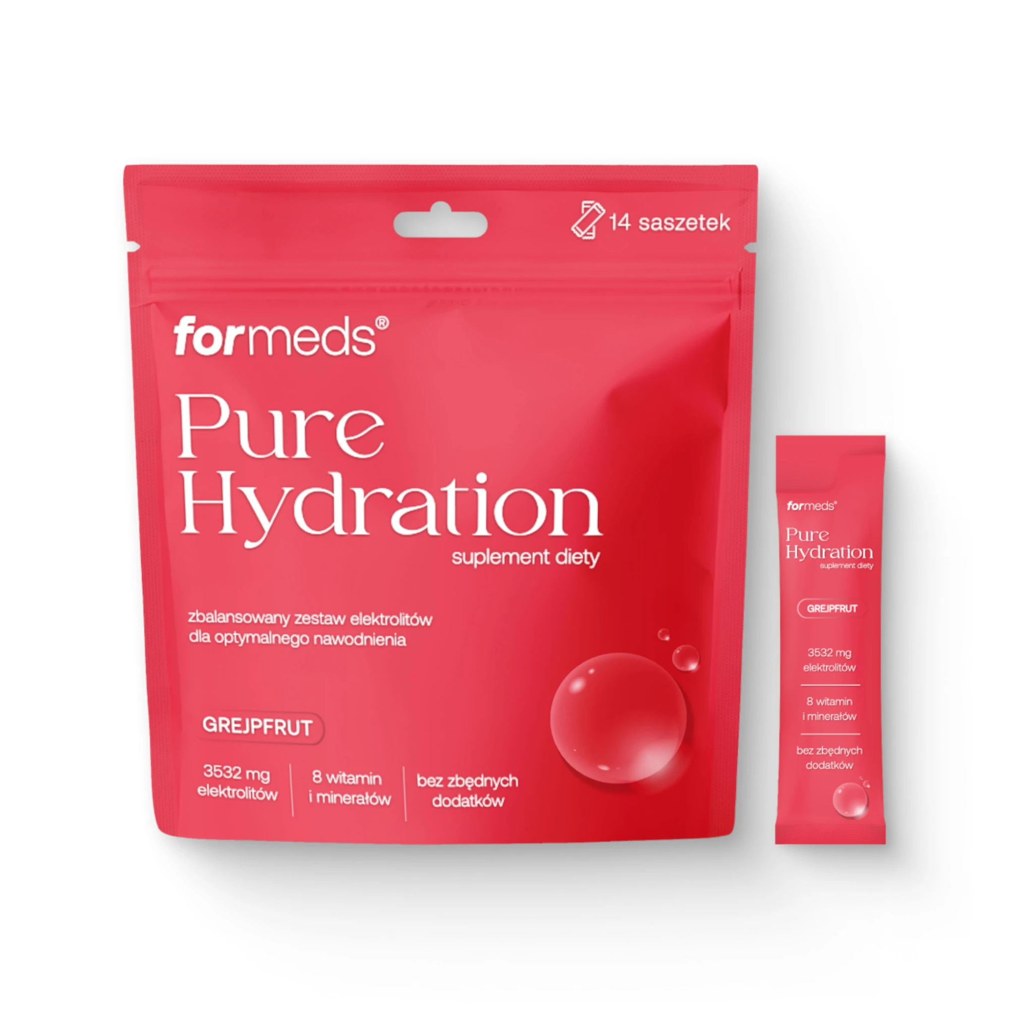 Formeds Pure Hydration Grejpfrut, 14 saszetek zdjęcie