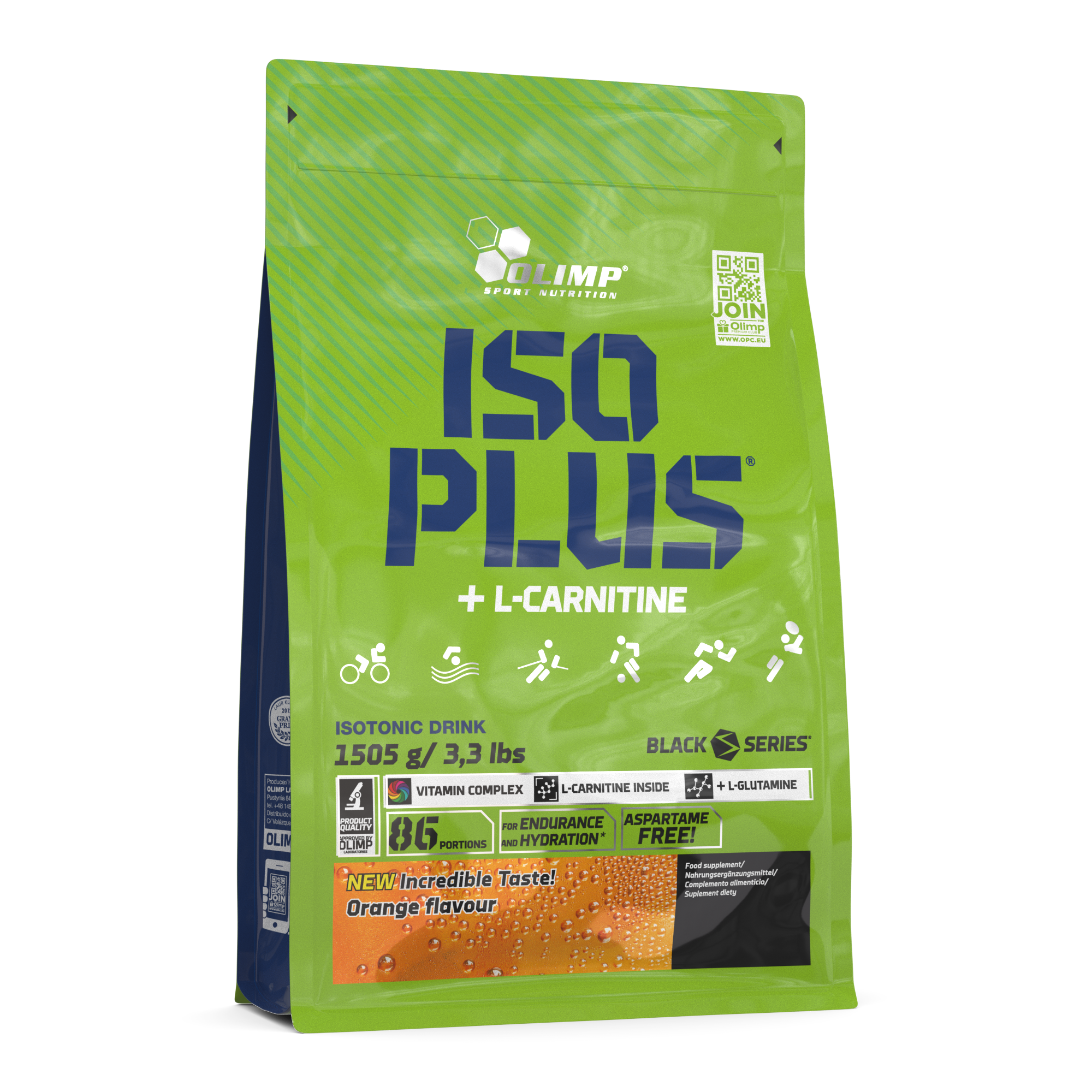 Olimp, Iso Plus smak pomarańczowy 1505 g zdjęcie