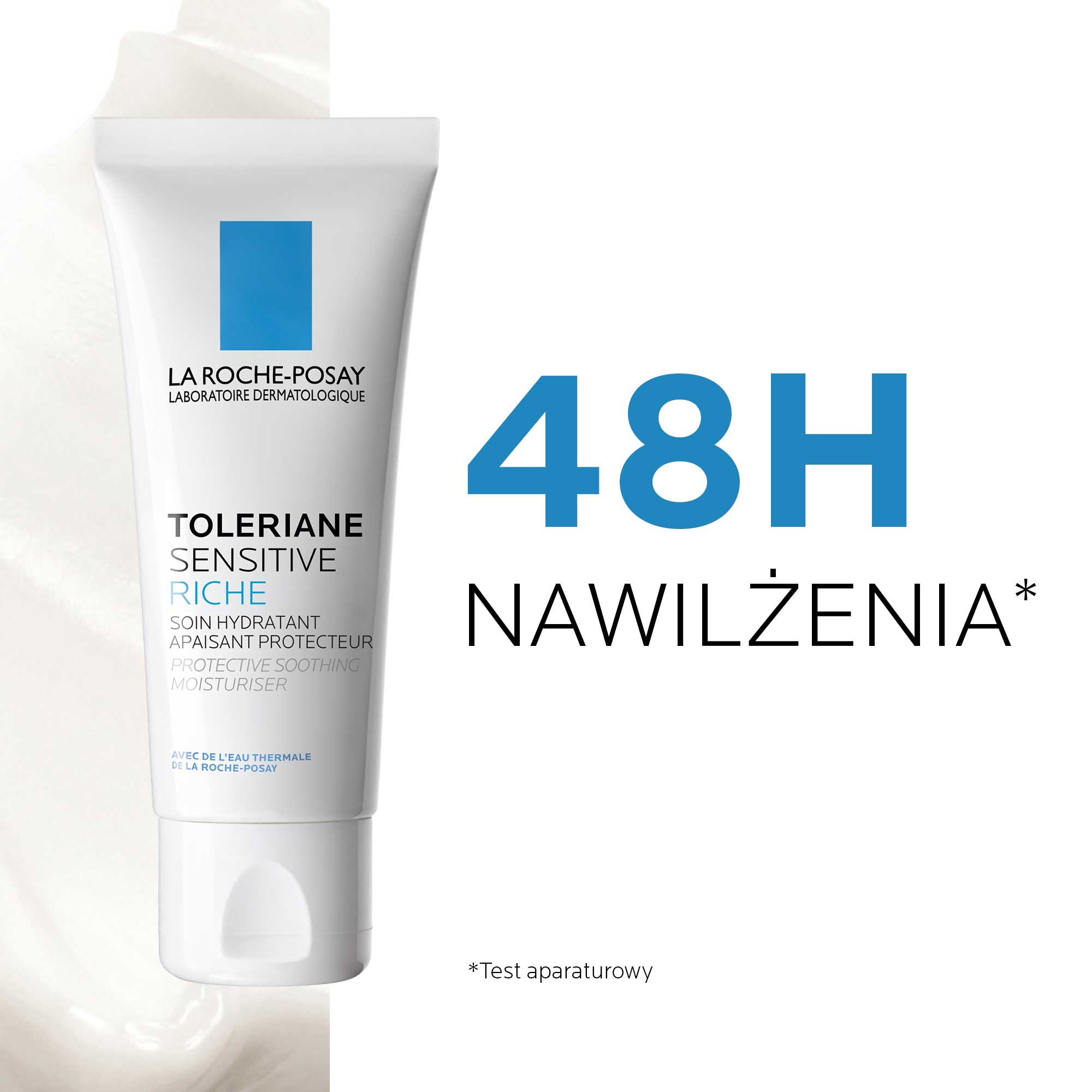 LA ROCHE-POSAY TOLERIANE SENSITIVE RICHE, nawilżająca pielęgnacja dla skóry wrażliwej, 40 ml