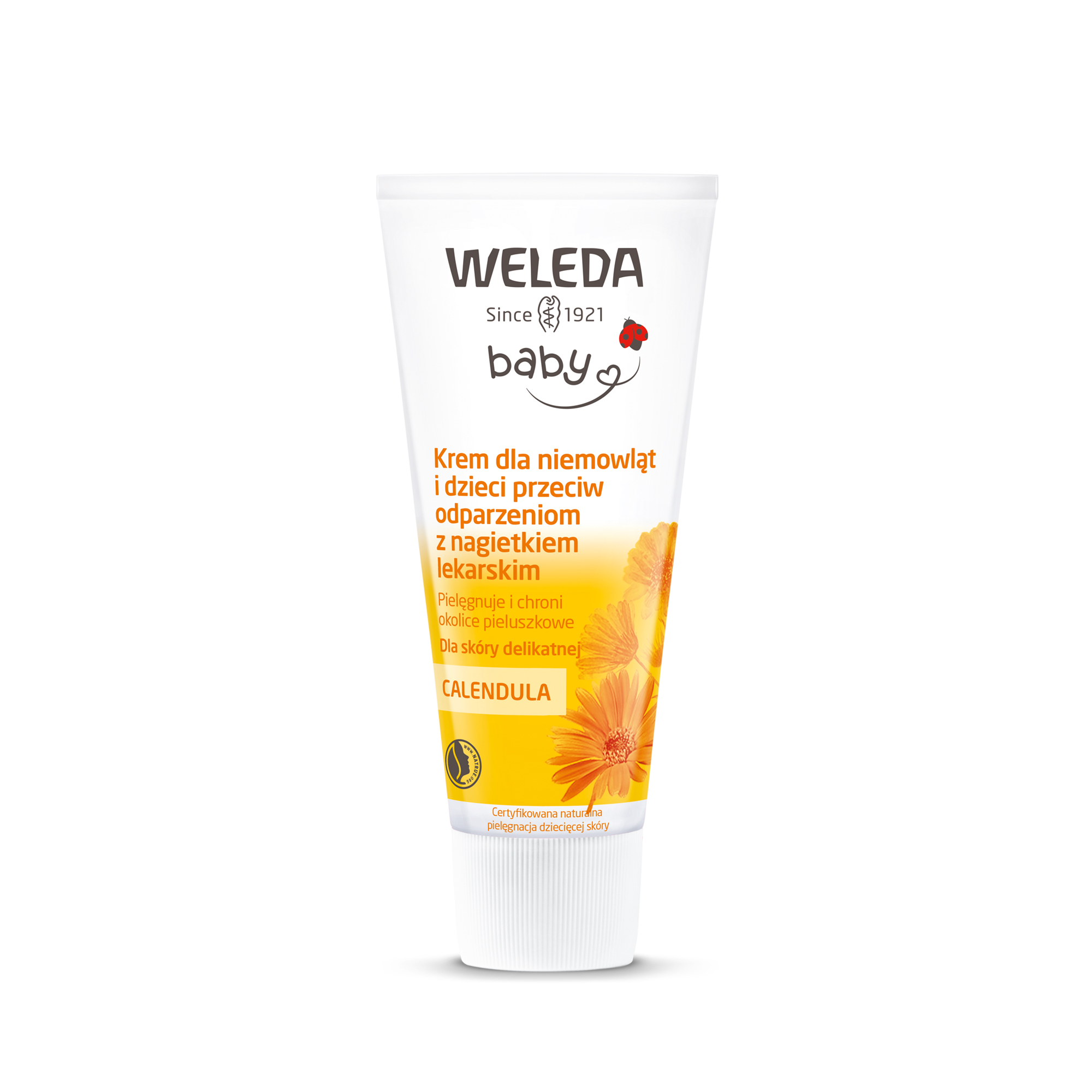 Weleda Baby Calendula krem przeciw odparzeniom z nagietkiem lekarskim 75 ml zdjęcie