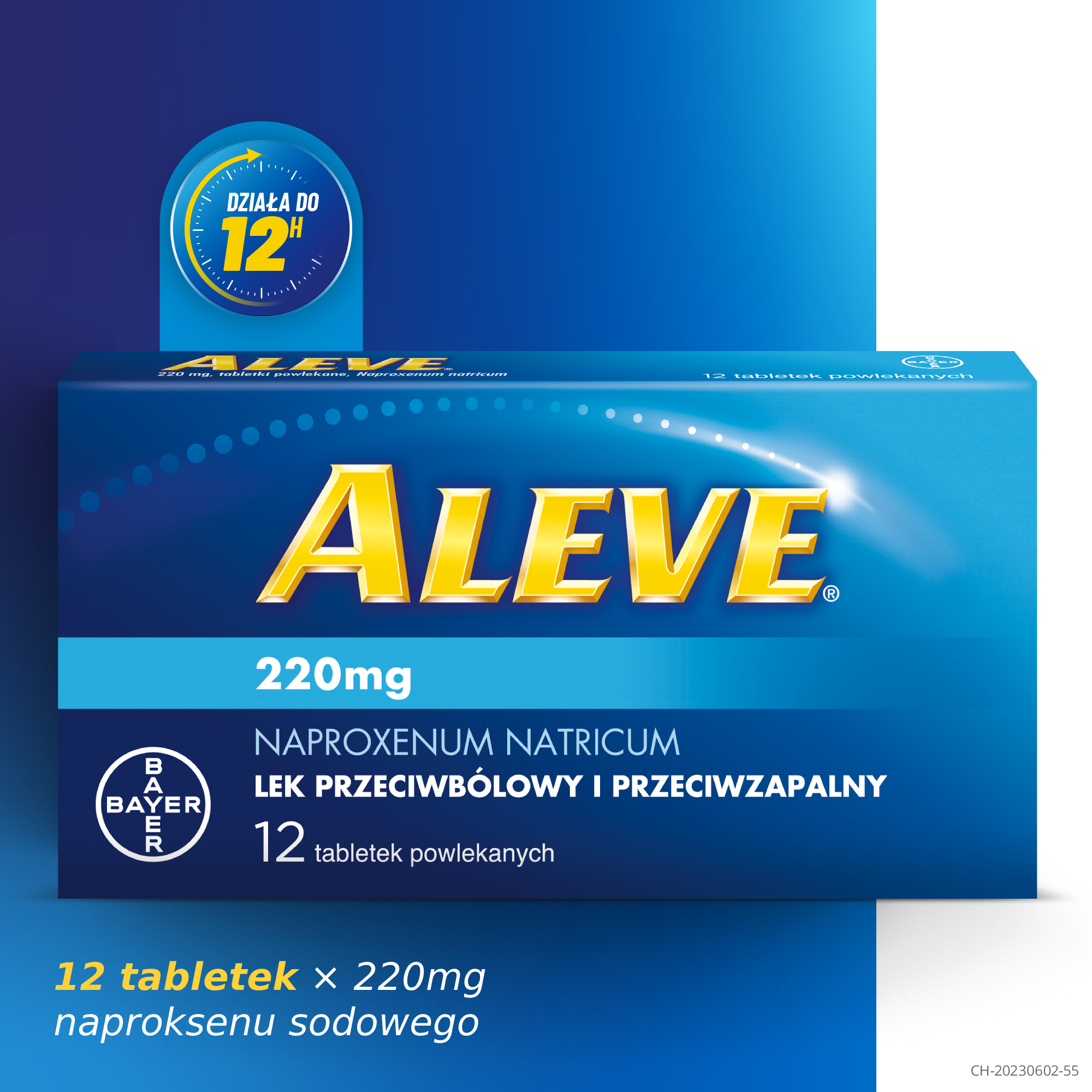 Aleve 220 mg 12 tabletek