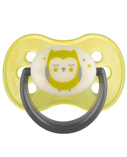Canpol Babies Night Dreams Smoczek silikonowy uspokajający okrągły 6-18 m 22/640 - 1 szt. - cena, opinie, właściwości zdjęcie
