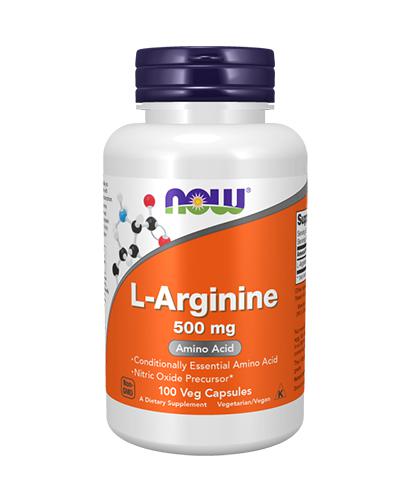 Now L-Arginine, 100 kaps., cena, opinie, składniki zdjęcie