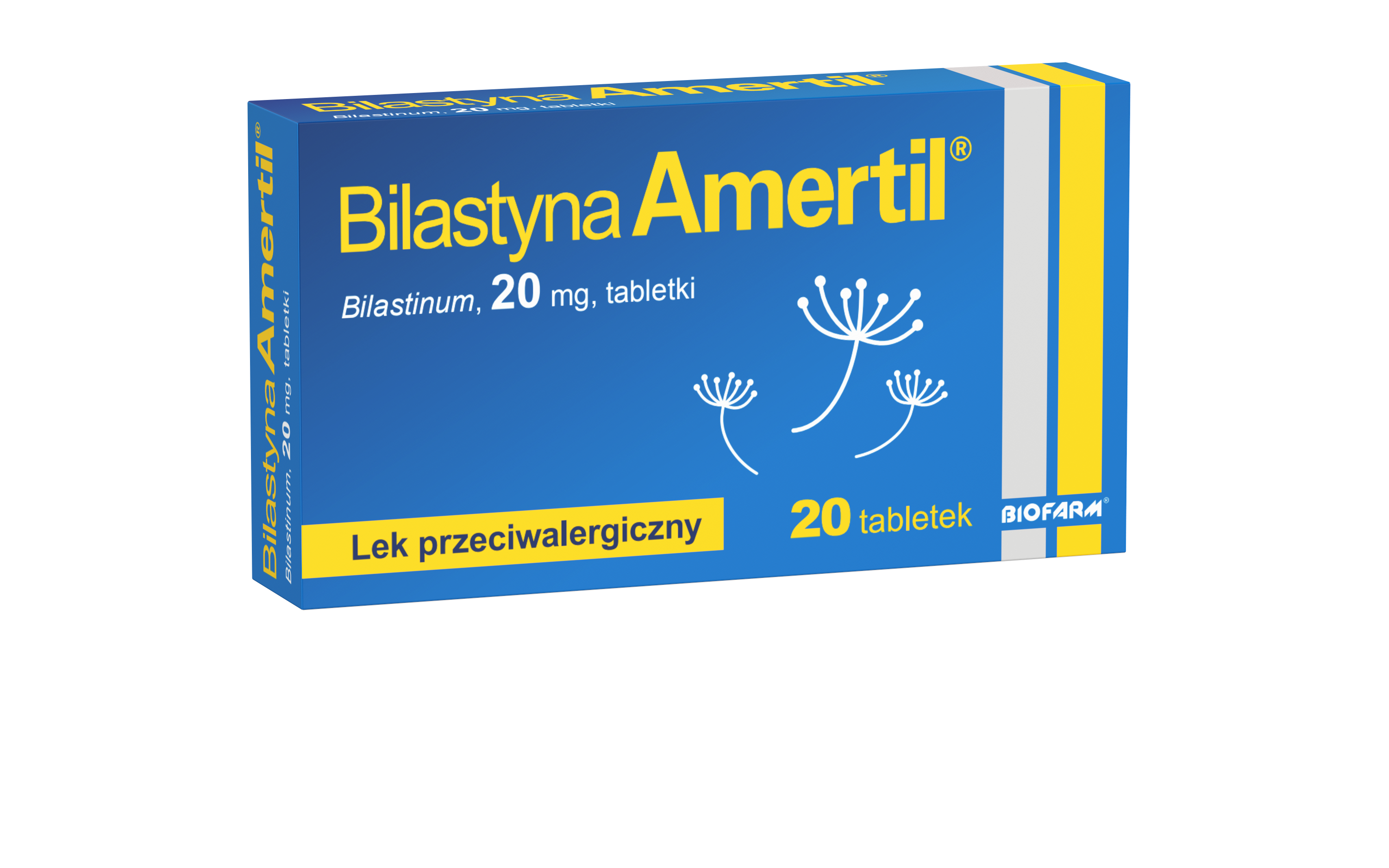 Bilastyna Amertil, 20 mg, tabletki, 20 sztuk zdjęcie