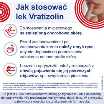 Vratizolin 3% krem 3 g