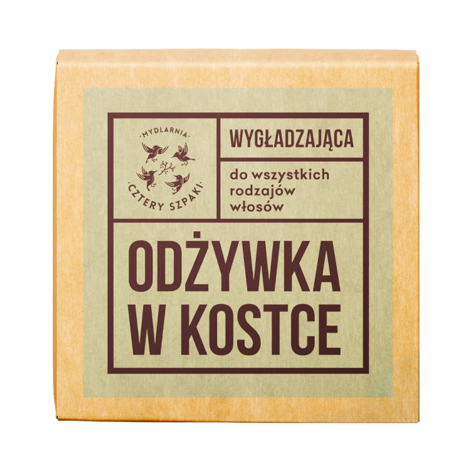 Mydlarnia Cztery Szpaki Odżywka w kostce wygładzająca do wszystkich rodzajów włosów, 55 g zdjęcie