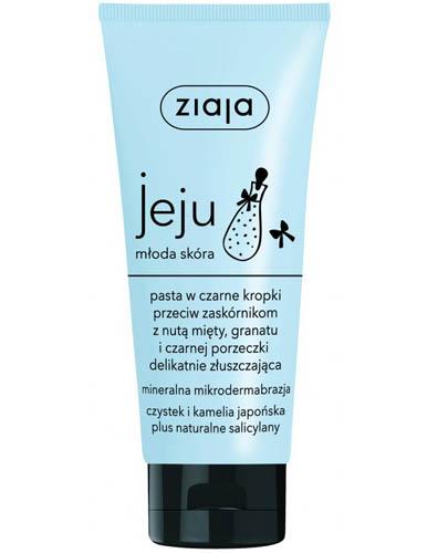 Ziaja Jeju pasta w czarne kropki przeciw zaskórnikom 75 ml zdjęcie