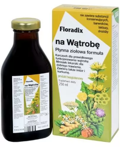 Floradix na wątrobę 250 ml zdjęcie