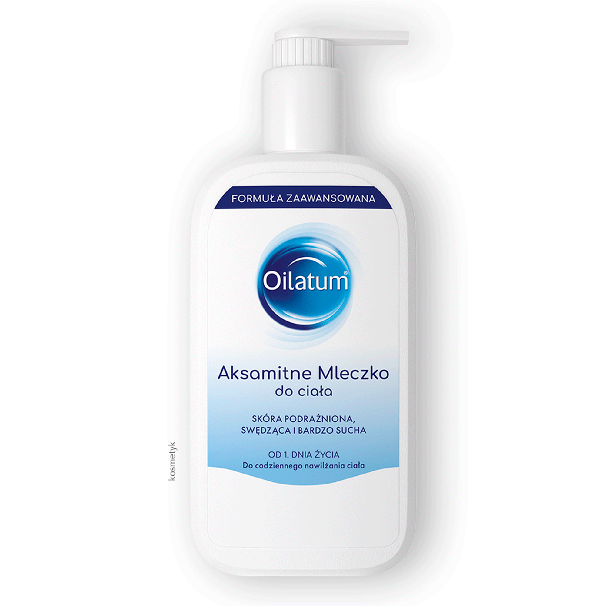 Oilatum Formuła Zaawansowana aksamitne mleczko do ciała 400 ml