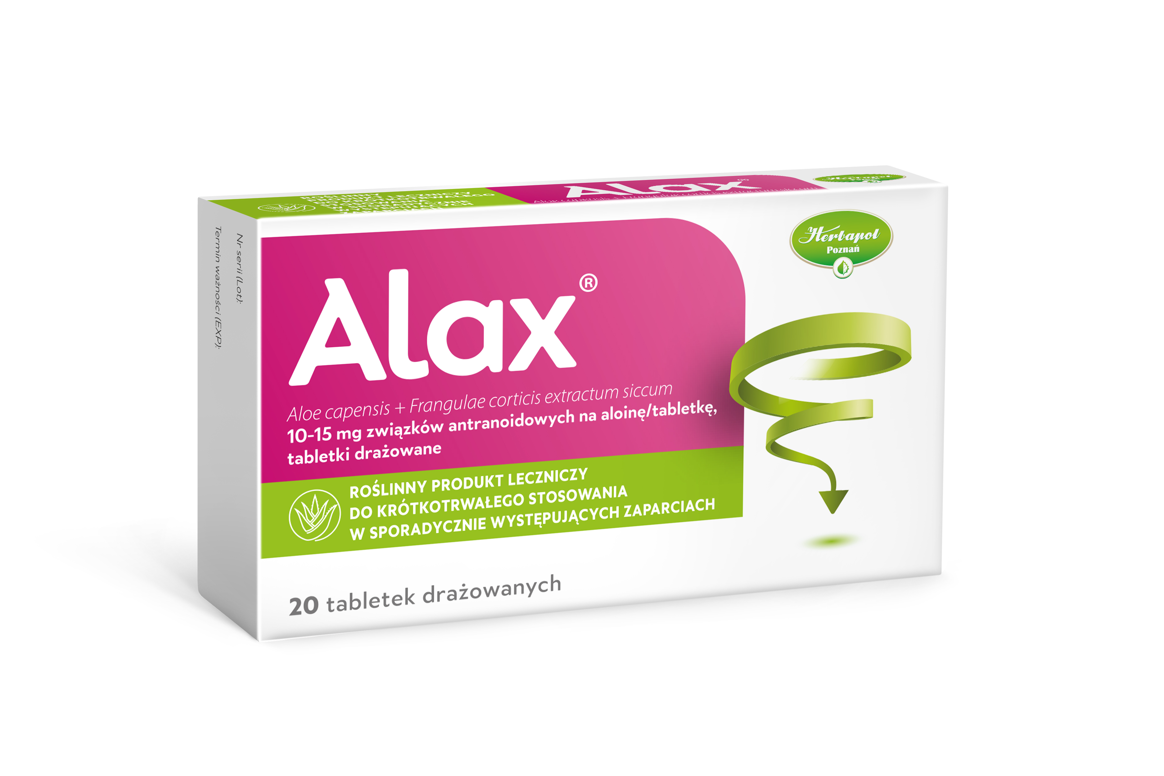 Alax, drażetki, 2 x 20 sztuk