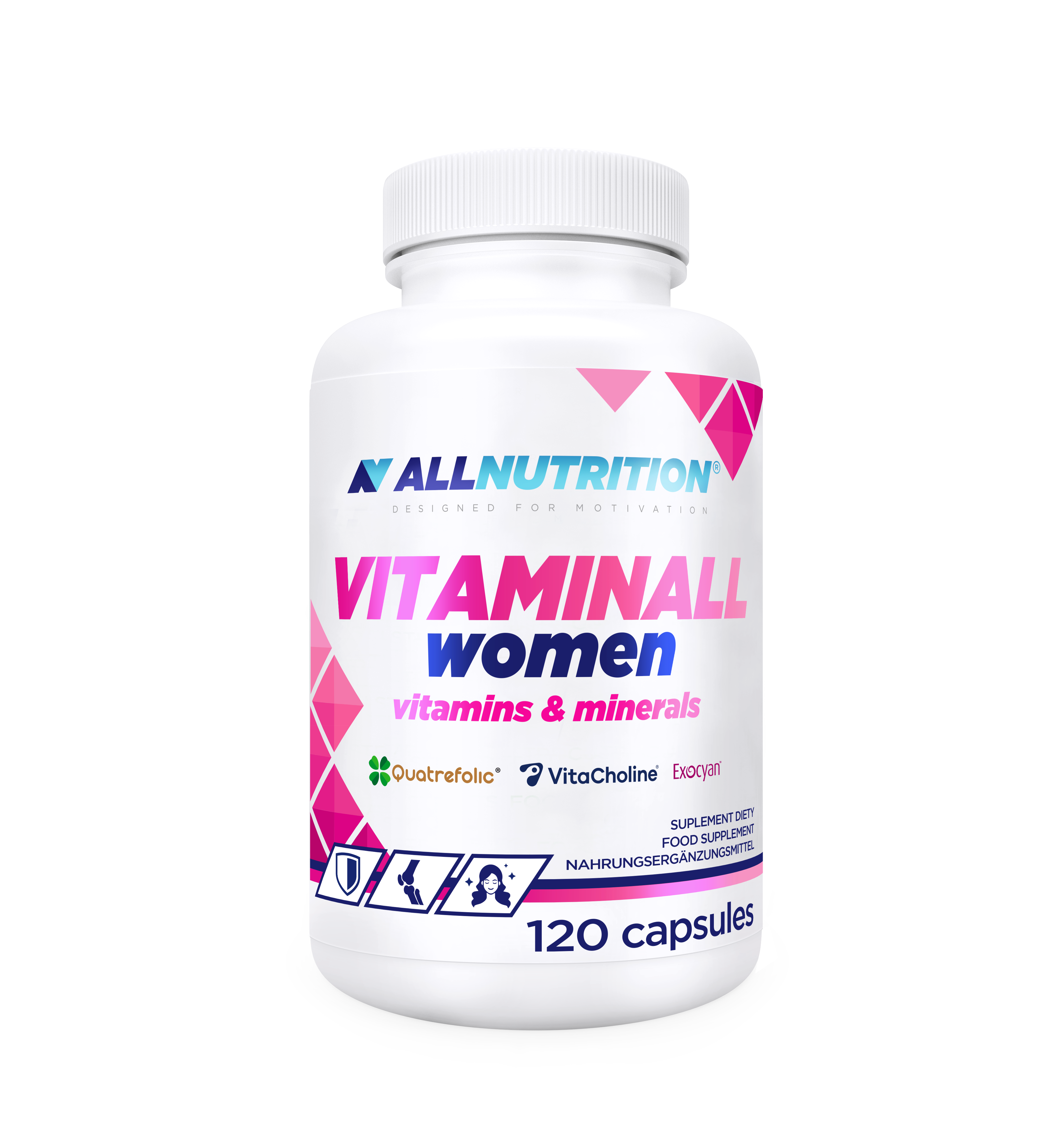 Allnutrition Vitaminall Women, 120 kapsułek