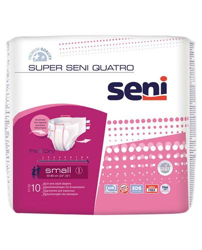 Super Seni Quatro Small 1 Pieluchomajtki dla dorosłych - 10 szt. - cena, opinie, właściwości zdjęcie