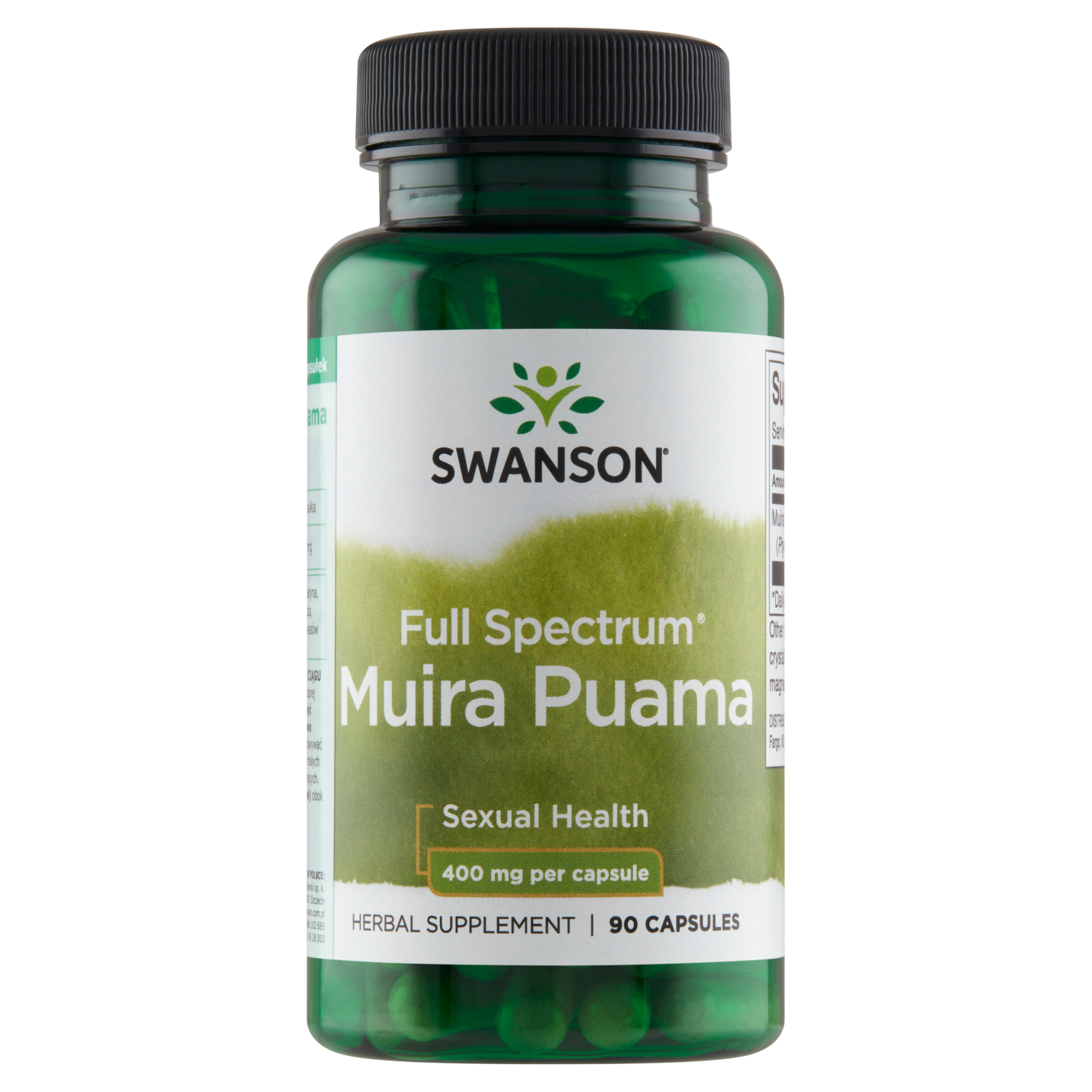 Swanson Full Spectrum Muira Puama 400mg 90 kapsułek zdjęcie