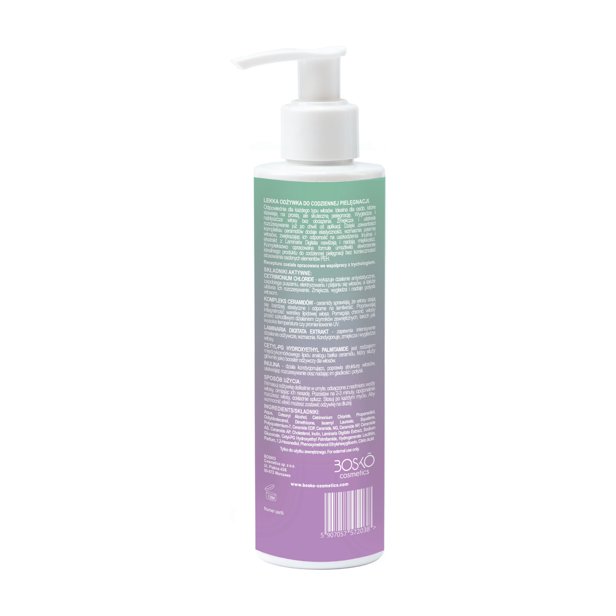 Bosko Odżywka wygładzająca do codziennej pielęgnacji, 200 ml