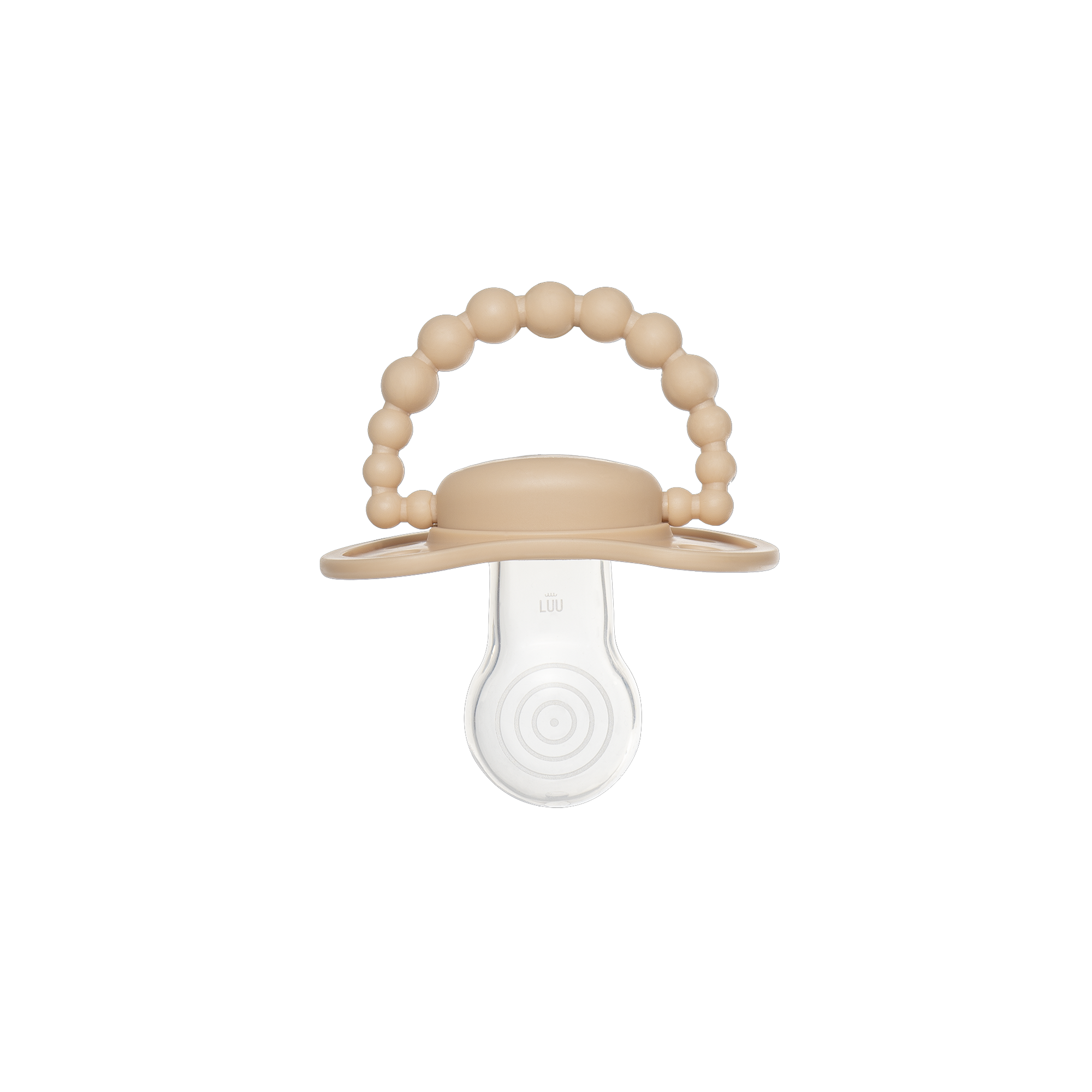 LUU Kids Smoczek pozycjonujący Cookie Beige 6m +, 1 sztuka